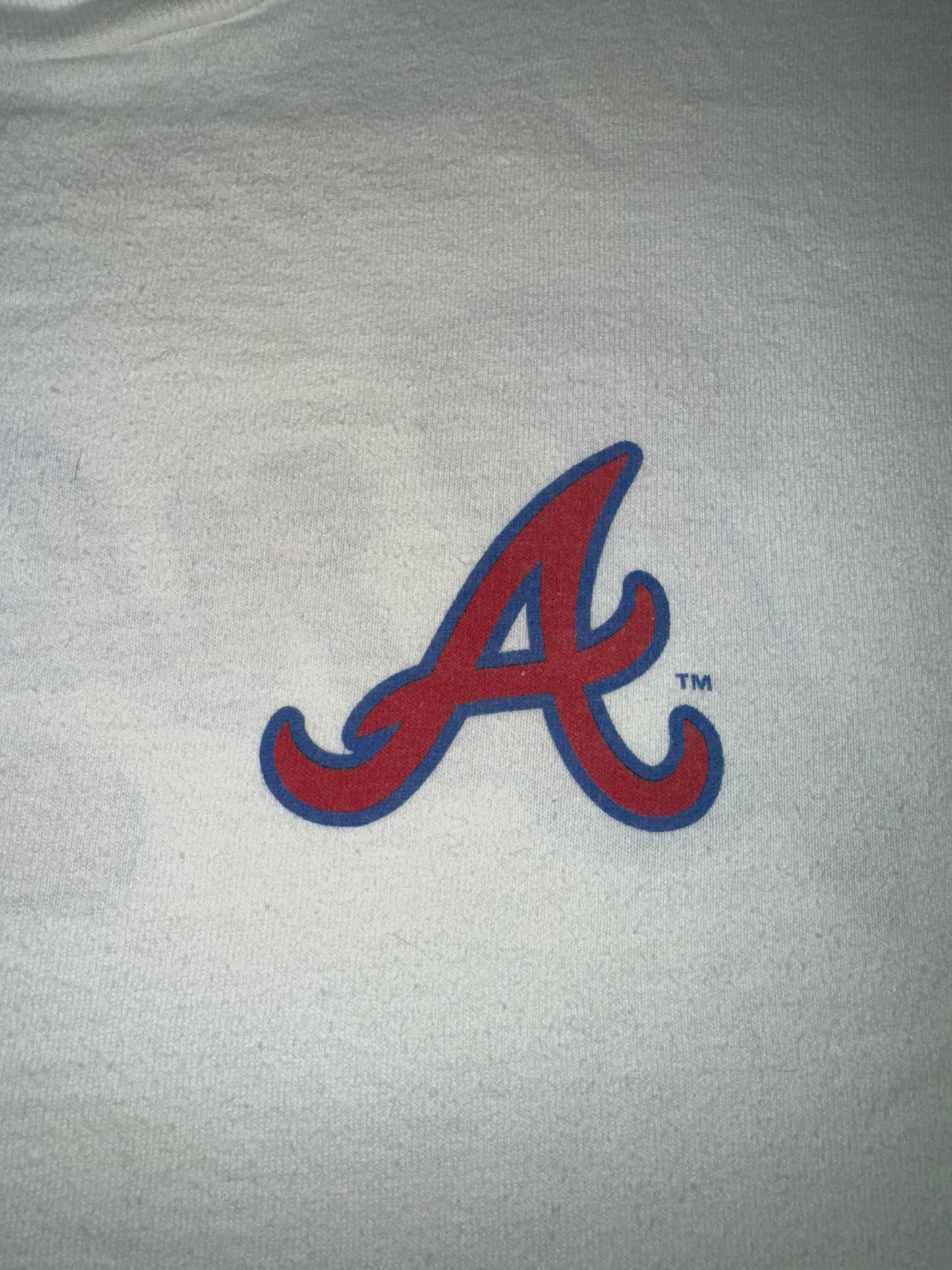 00's Early Y2K Atlanta Braves White Tee