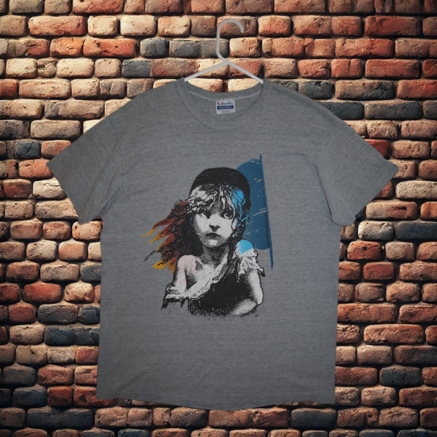 80's Les Misérables Vintage Gray Tee