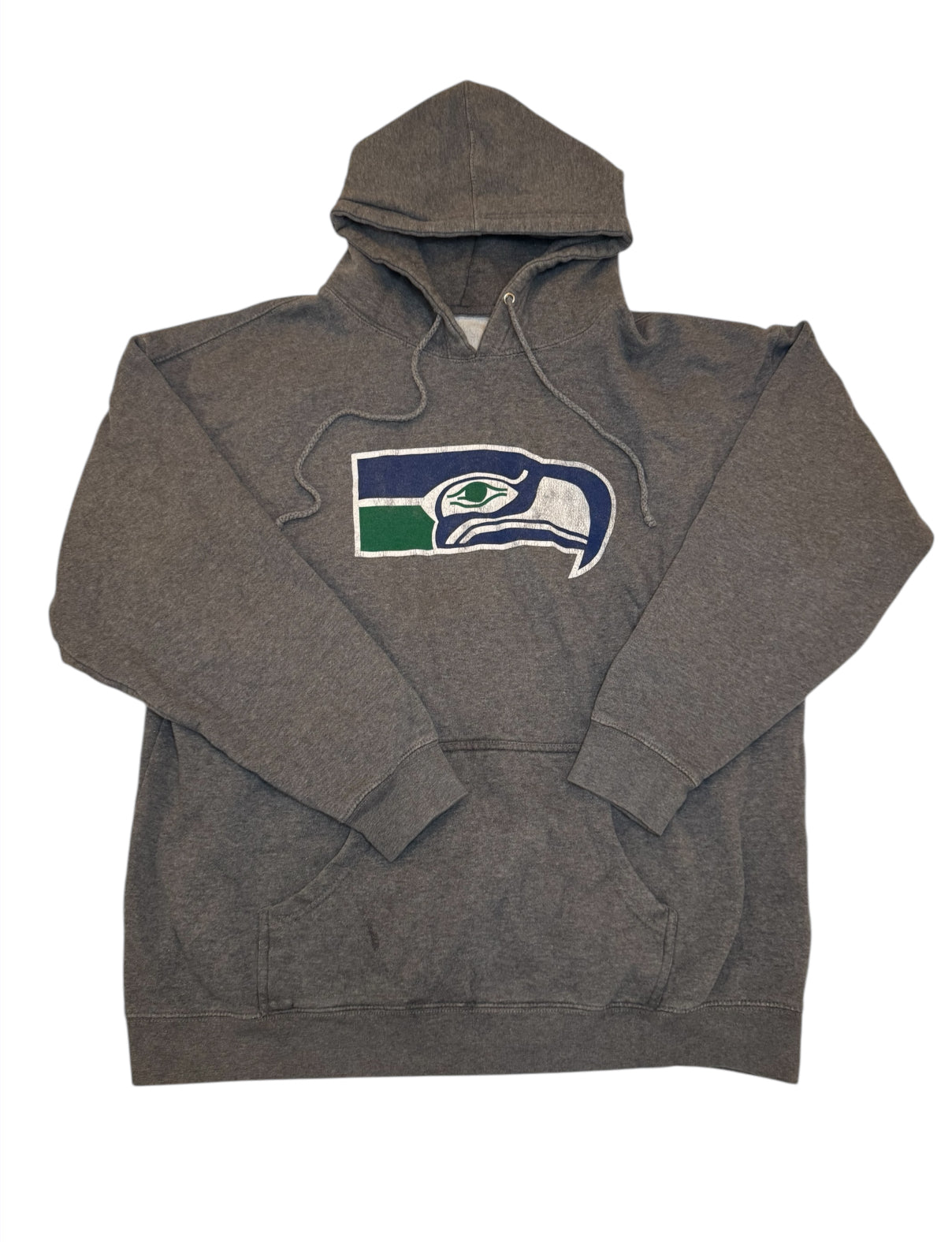 Seattle Seahawks Vintage Nike Gray Pullover Hoodie