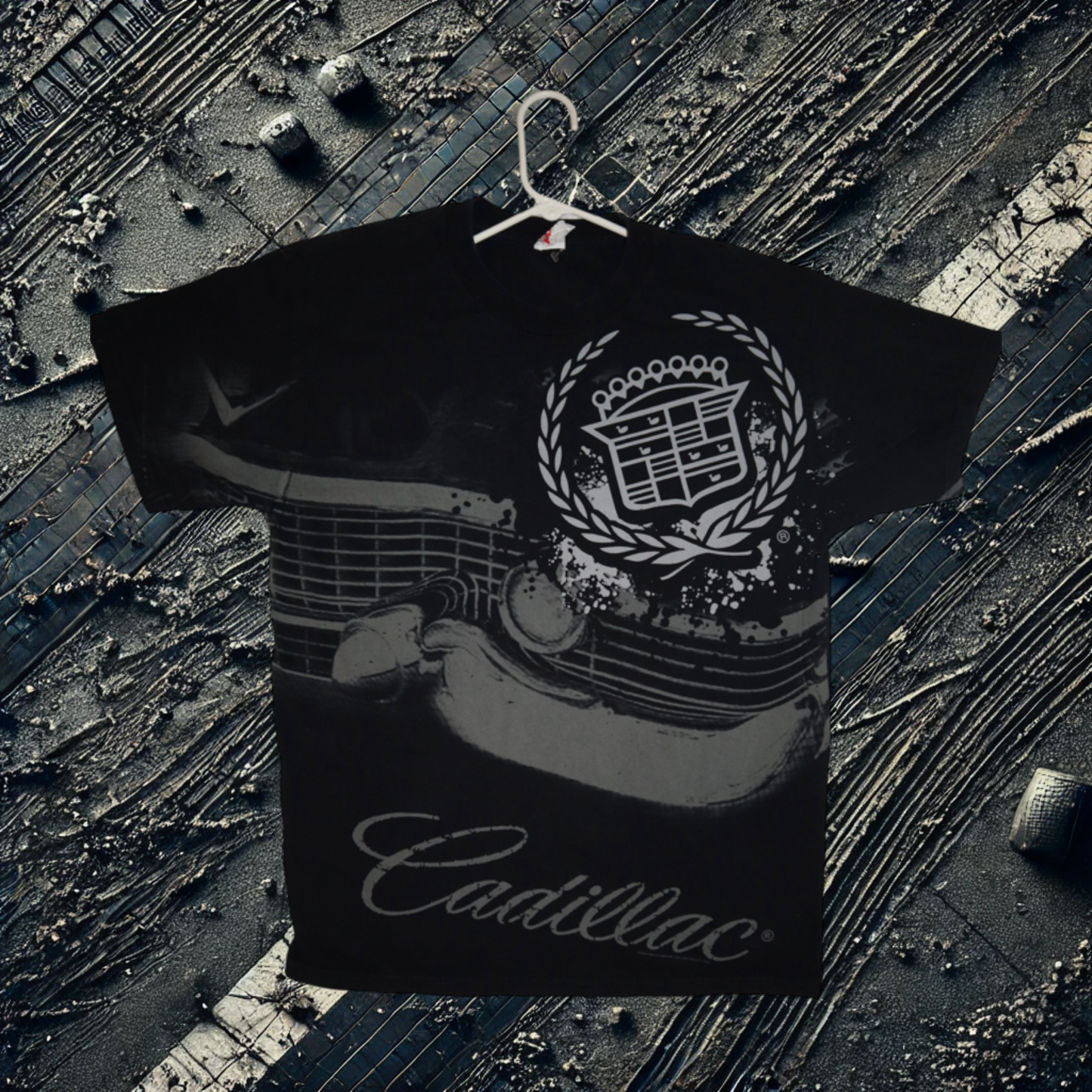 Vintage Cadillac Black Tee