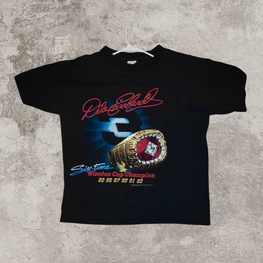 93’ Dale Earnhardt Champion Vintage Black Tee