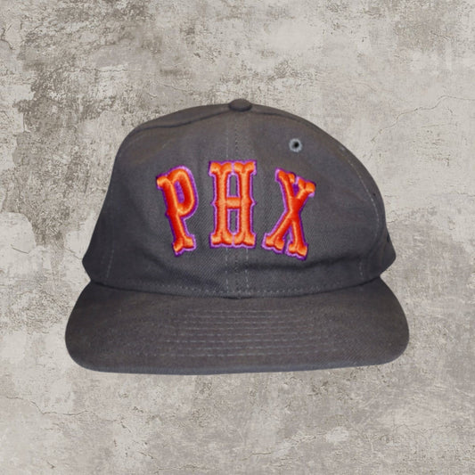 Phx Suns New Era Hardwood Classics Gray Snapback