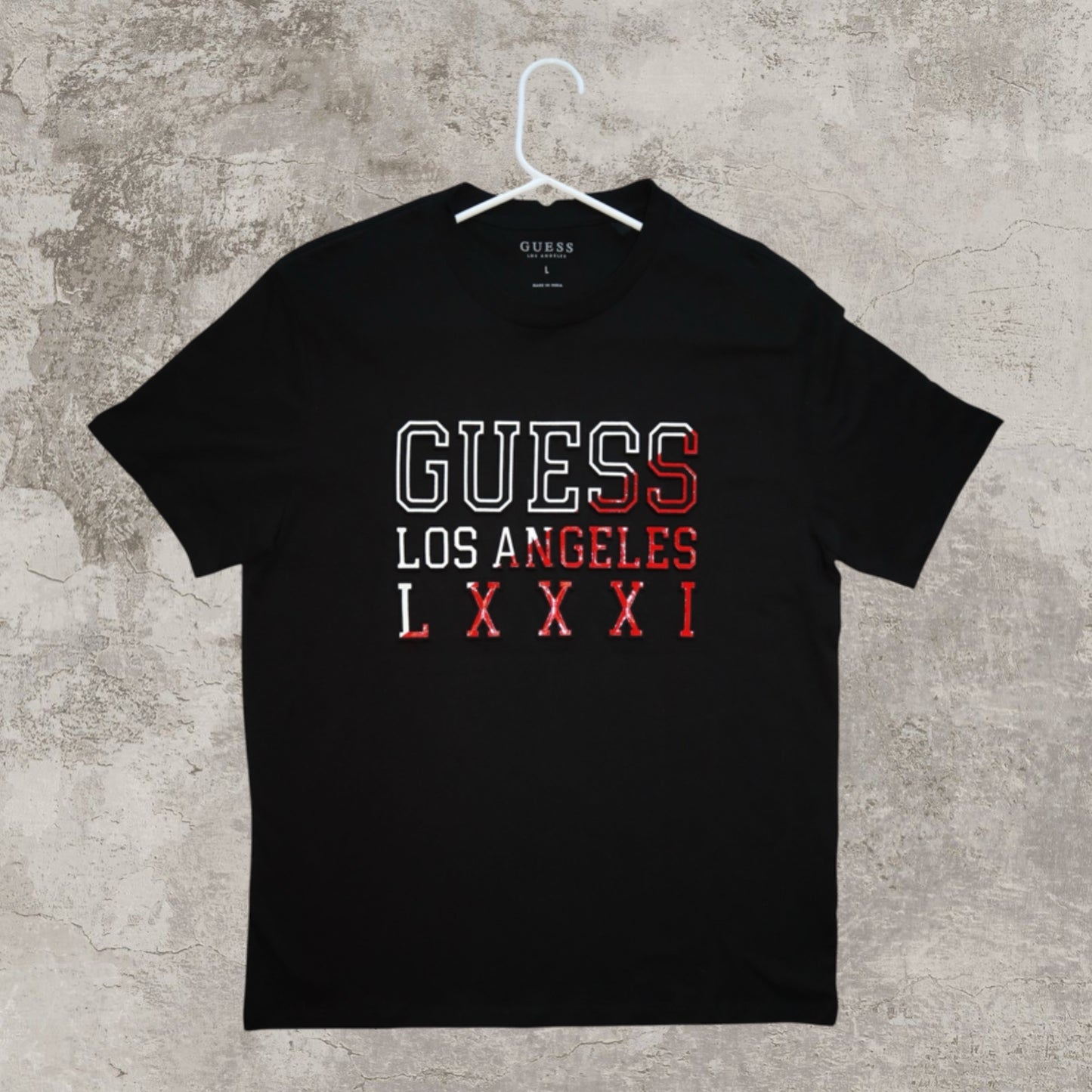 Las Angeles Guess Modern Black Tee