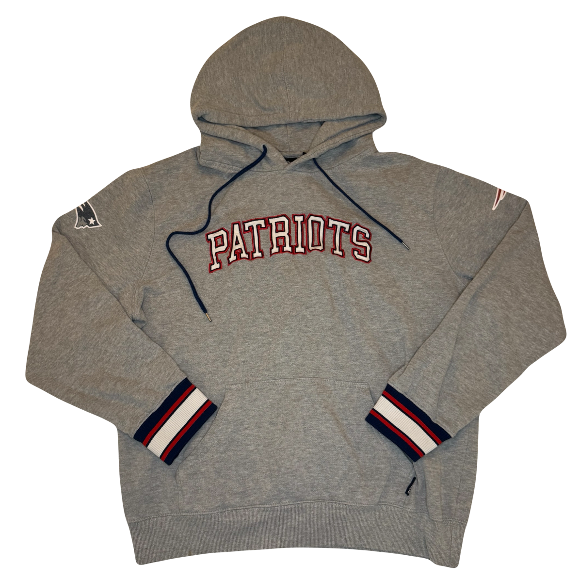 90s NFL Patriots Vintage Gray Hoodie