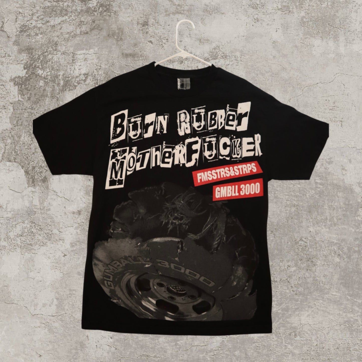 Burn Rubber Modern Black Tee