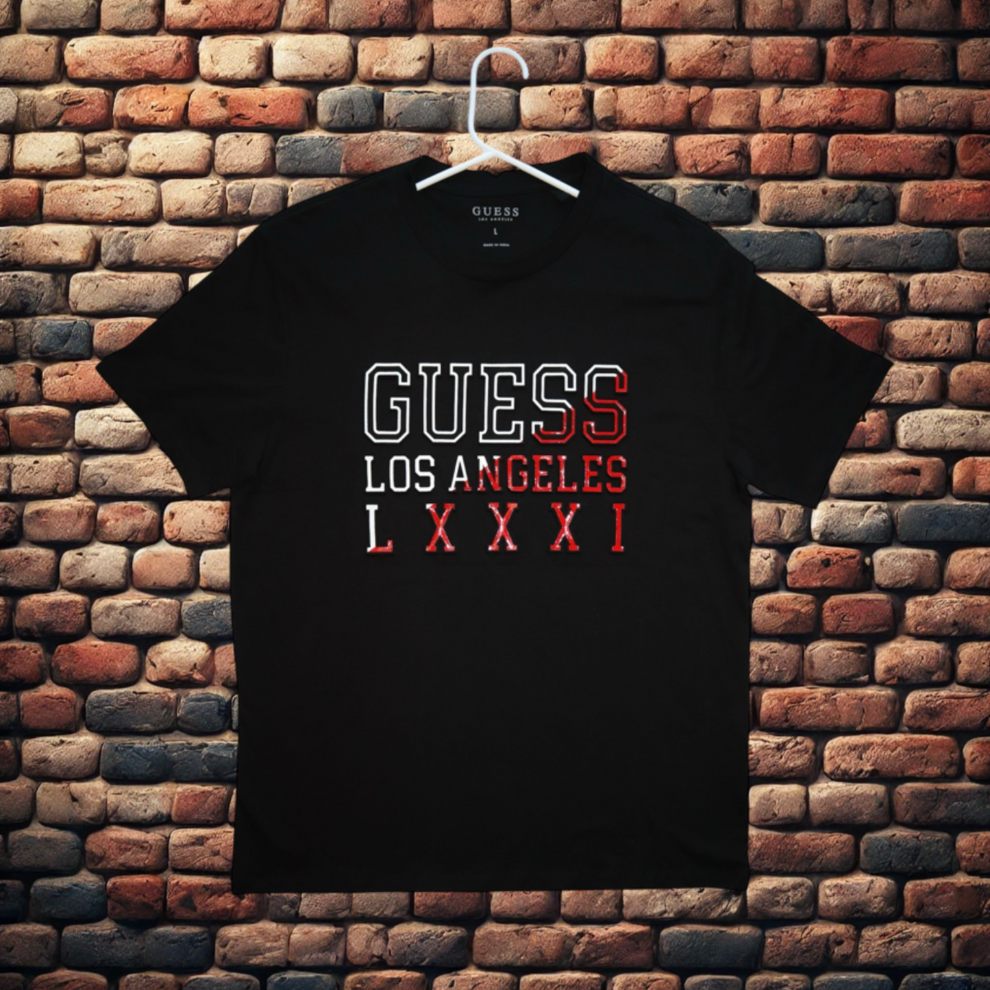 Las Angeles Guess Modern Black Tee