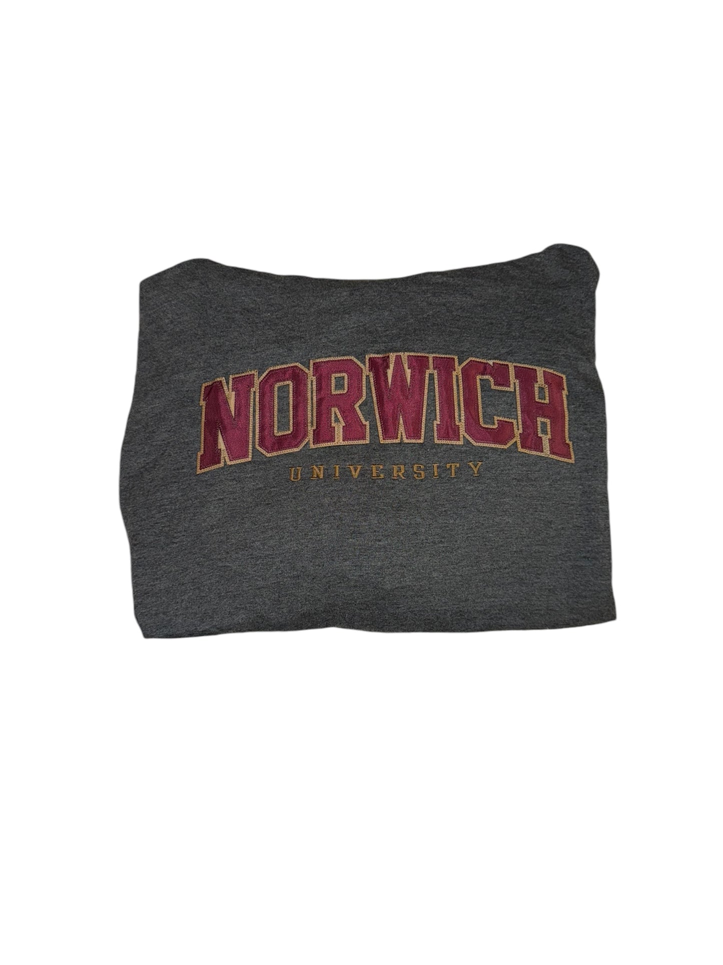 Norwich University Dark Grey Y2K Hoodie