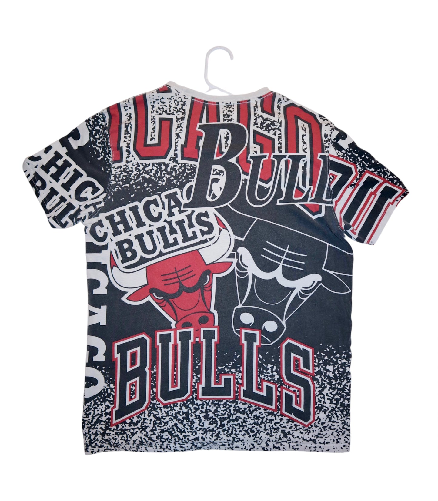 90's Chicago Bulls All Over Print Vintage Tee