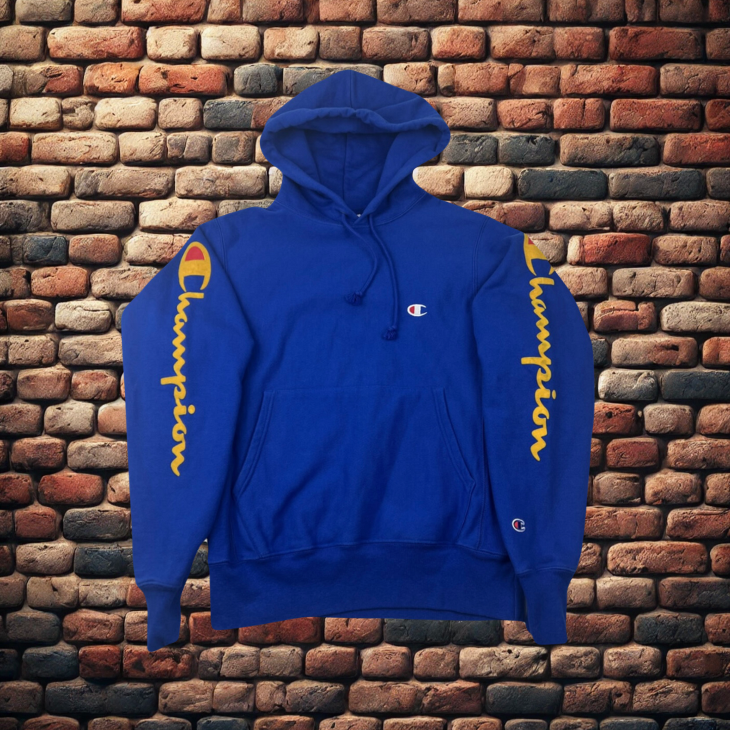 00’s Champion Early Y2K Blue Hoodie