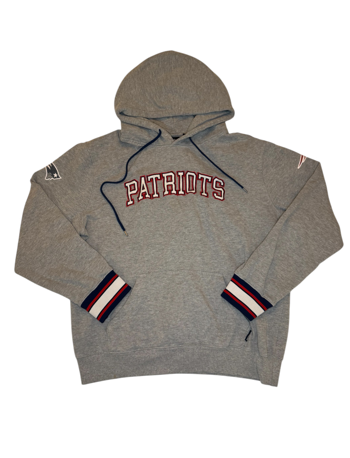 90s NFL Patriots Vintage Gray Hoodie