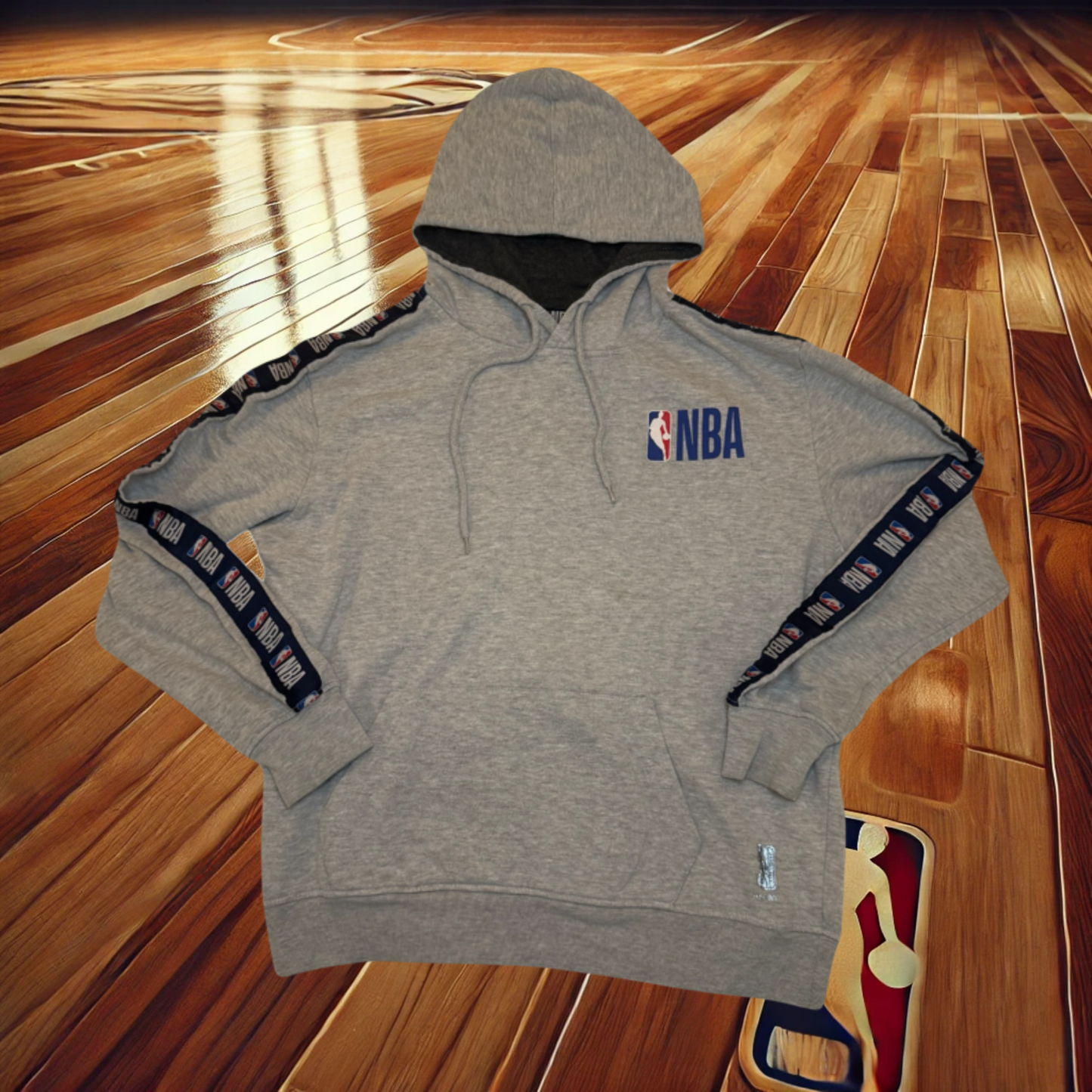 NBA Gray Vintage Hoodie