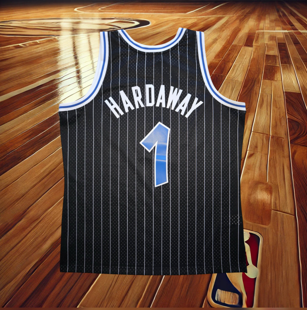 Penny Hardaway Orlando Magic Vintage Black Jersey