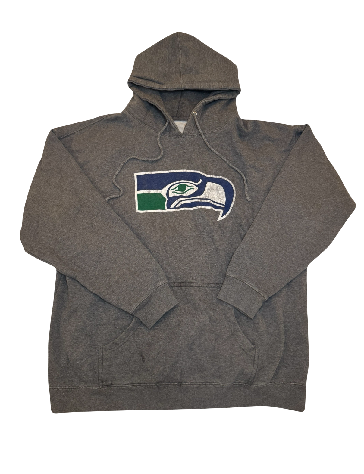 Seattle Seahawks Vintage Nike Gray Pullover Hoodie