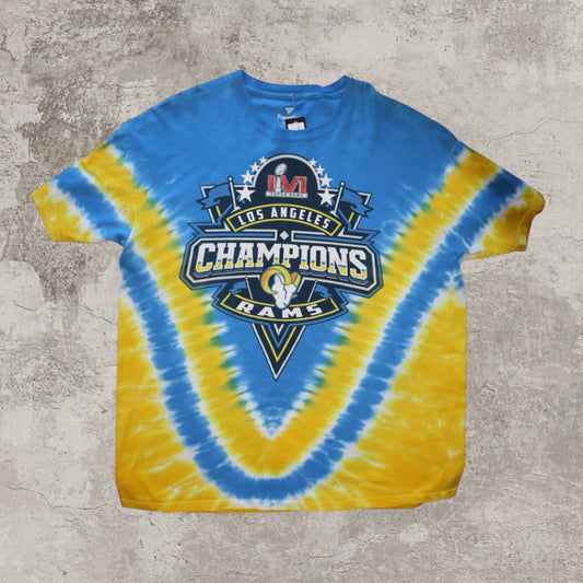 Las Angeles Rams SuperBowl LVI Tye Dye Tee