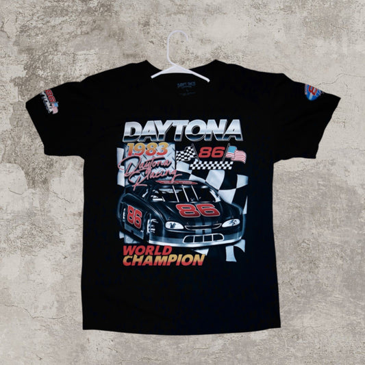 00's Daytona World Champion Black Y2K Tee