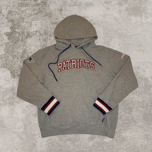 90s NFL Patriots Vintage Gray Hoodie