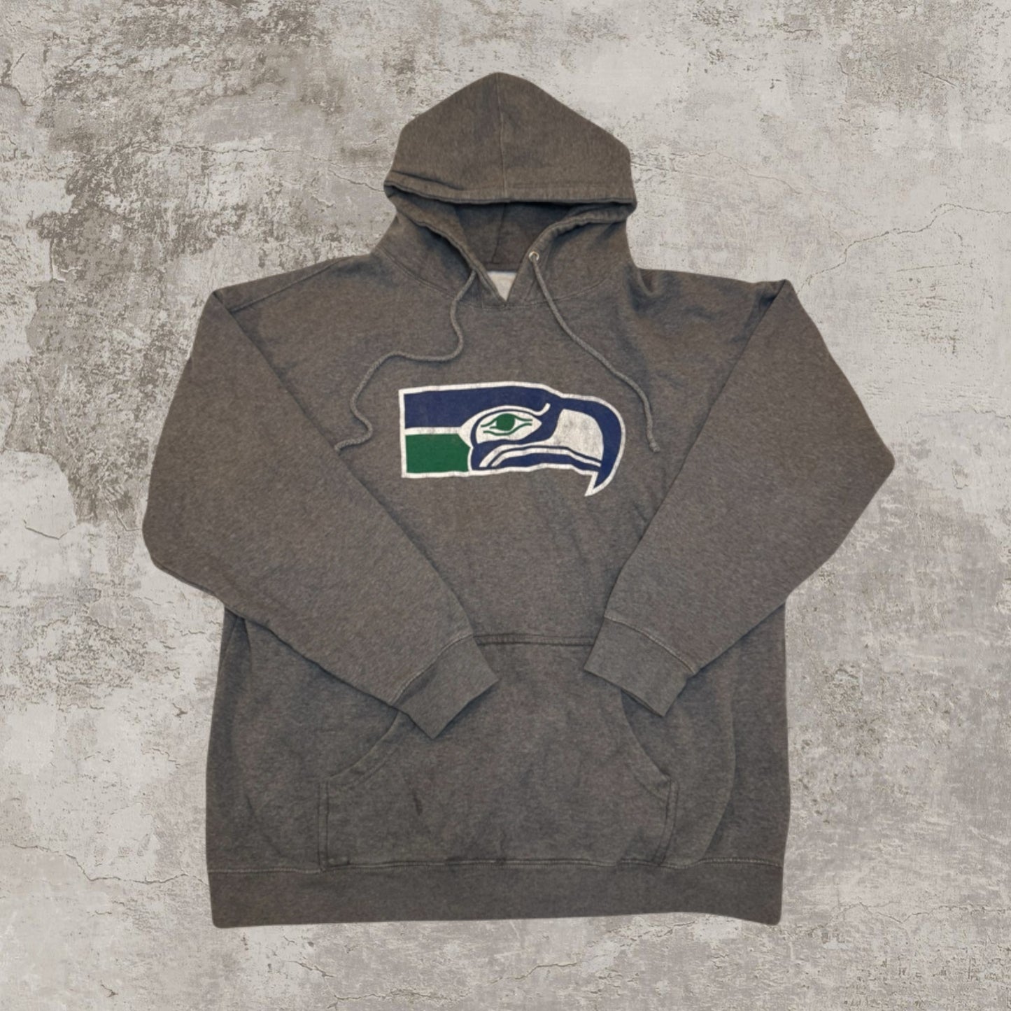 Seattle Seahawks Vintage Nike Gray Pullover Hoodie