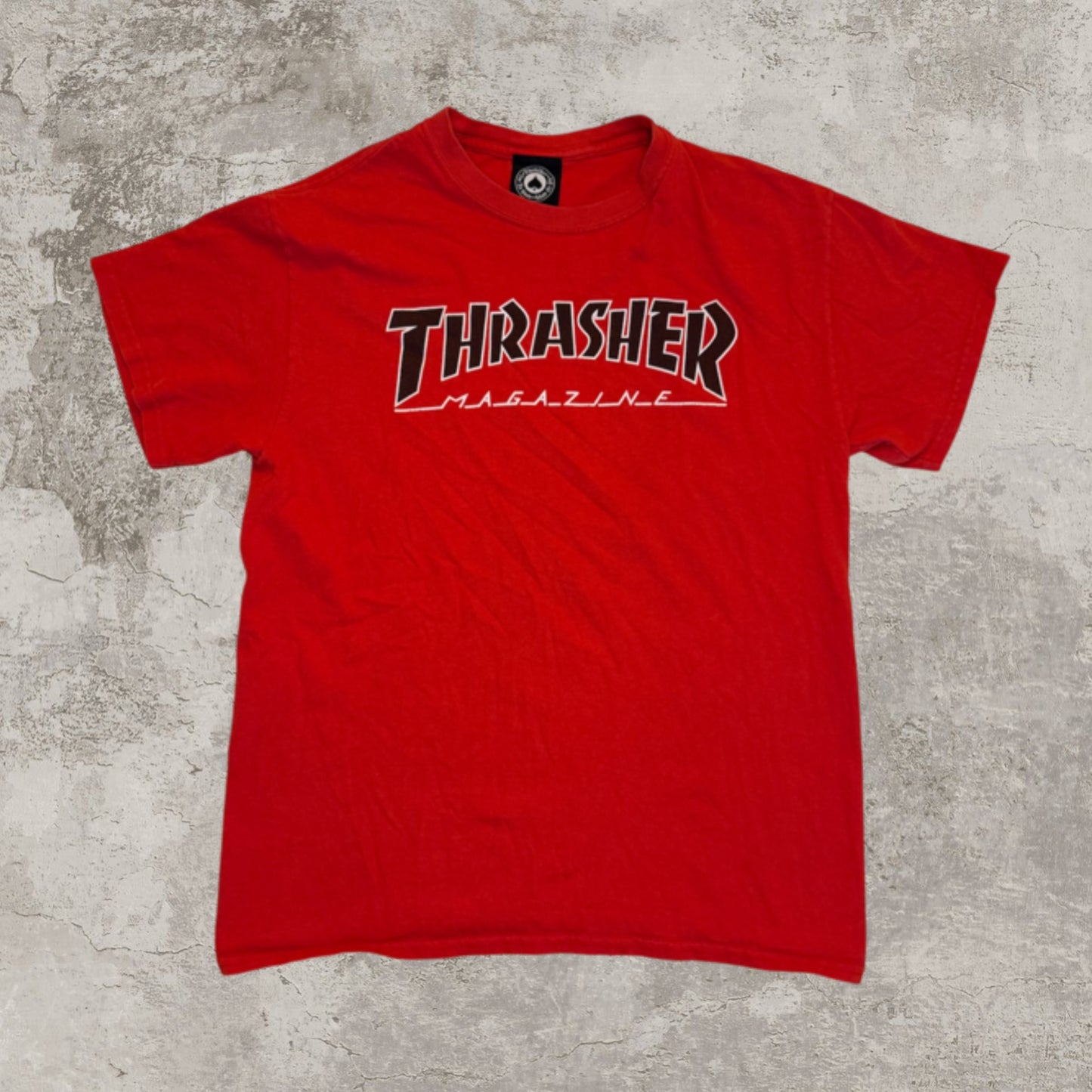 Red Thrasher Magazine Shirt