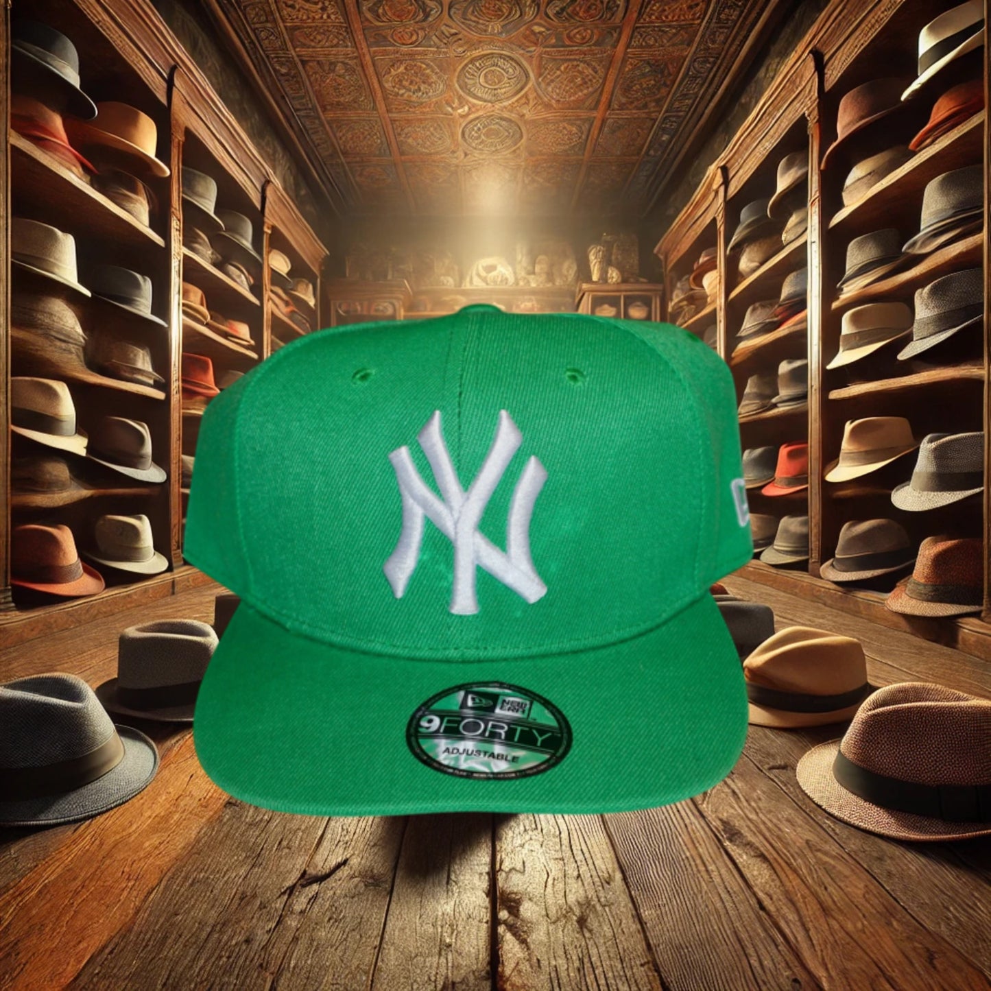 NY Yankees Green New-Era Snapback